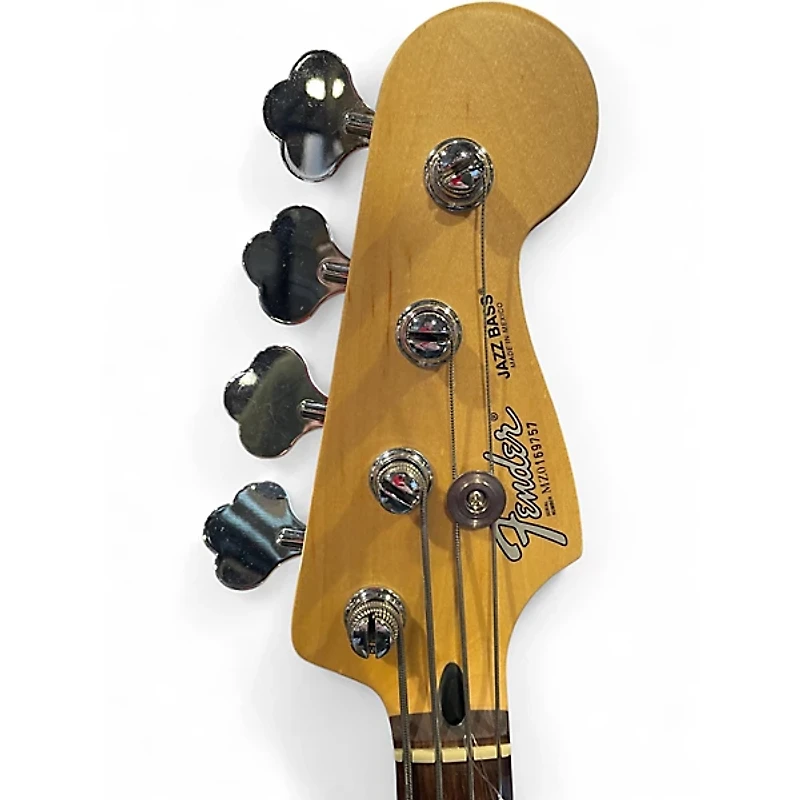 Used Fender Standard Fretless Jazz Bass Blue Electric Bass Guitar