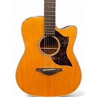 Used Yamaha A1M Natural Acoustic Electric Guitar