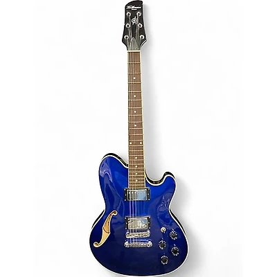 Used Ibanez TM71 Blue Hollow Body Electric Guitar
