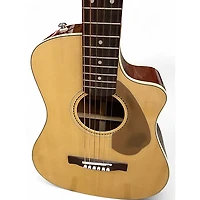 Used Fender Malibu CE Natural Acoustic Electric Guitar