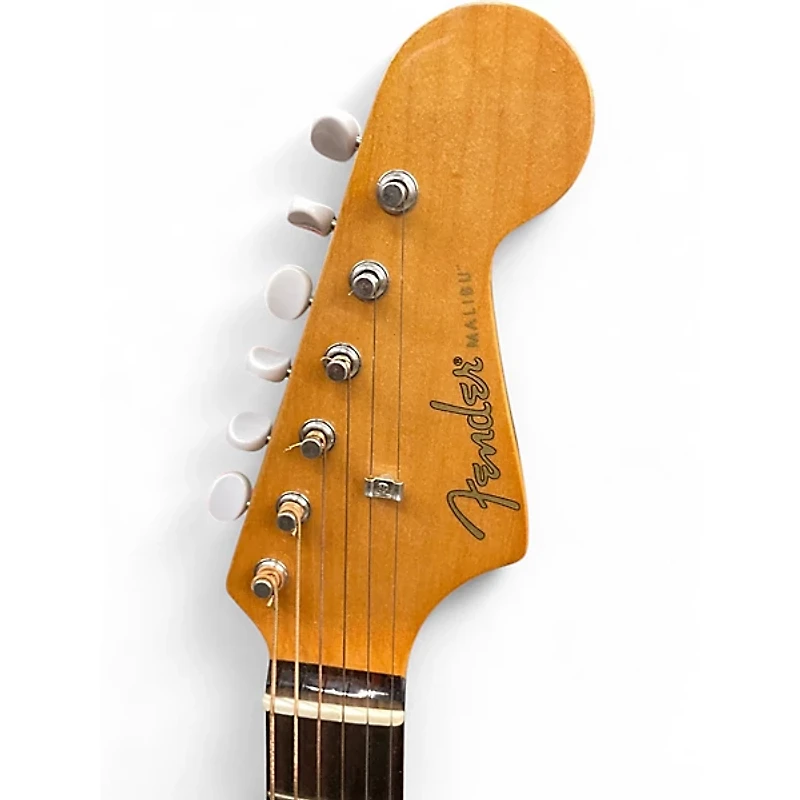 Used Fender Malibu CE Natural Acoustic Electric Guitar