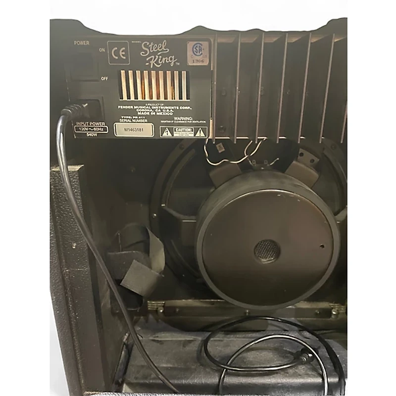 Used Fender STEEL KING Guitar Combo Amp