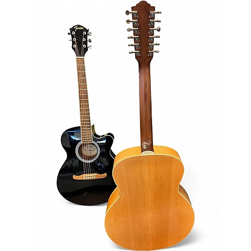 Used Guild F2512E Natural 12 String Acoustic Electric Guitar