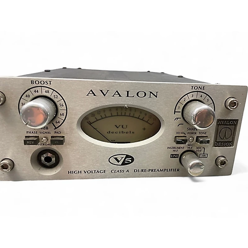 Used Avalon V5 Pure Class A Mono Channel Strip