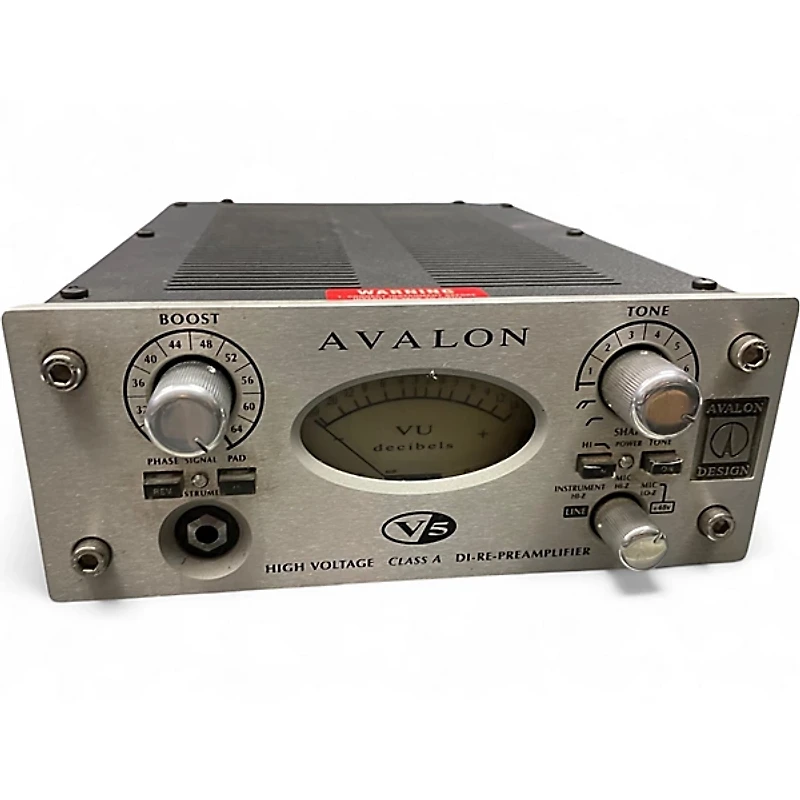 Used Avalon V5 Pure Class A Mono Channel Strip