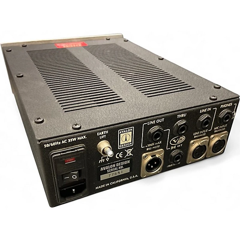 Used Avalon V5 Pure Class A Mono Channel Strip