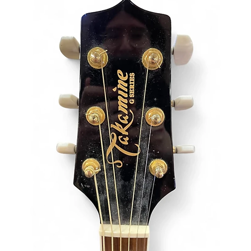 Used Takamine EG341C Black Acoustic Electric Guitar