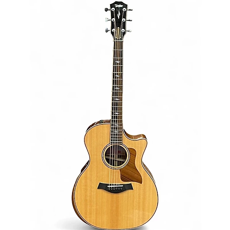 Used Taylor 814CE DLX V-Class Natural Acoustic Guitar