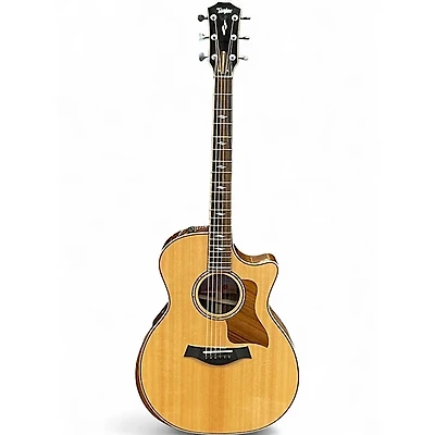Used Taylor 814CE DLX V-Class Natural Acoustic Guitar