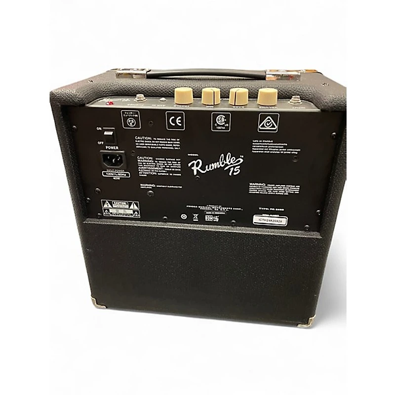 Used Fender Rumble 15 15W 1X8 Bass Combo Amp