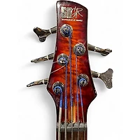 Used Ibanez SR405 5 String DRAGON EYE BURST Electric Bass Guitar