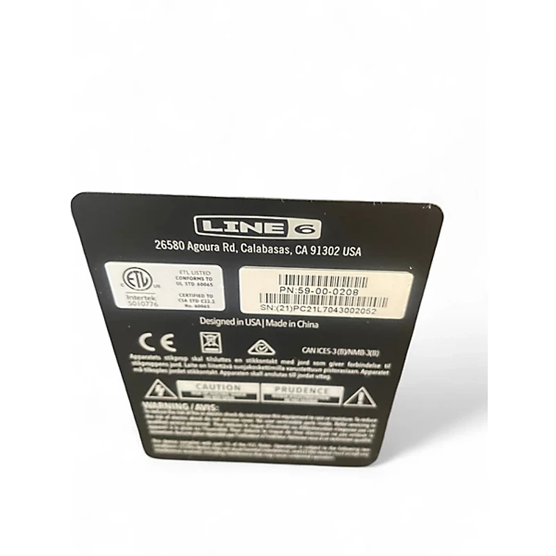 Used Line 6 POWERCAB 112 PLUS Guitar Combo Amp