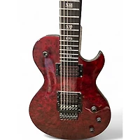 Used Schecter Guitar Research Solo-II Apocalypse Red Reign Solid Body Electric Guitar