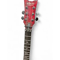 Used Schecter Guitar Research Solo-II Apocalypse Red Reign Solid Body Electric Guitar