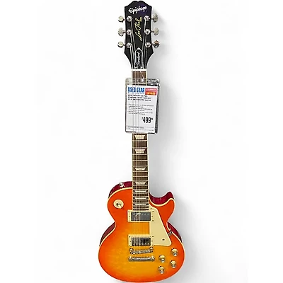 Used Epiphone Les Paul Standard Cherry Sunburst Solid Body Electric Guitar