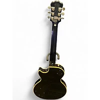 Used Epiphone Les Paul Custom Pro Black and Silver Solid Body Electric Guitar