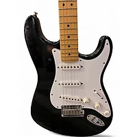 Used 1997 Fender American Standard Stratocaster Black Solid Body Electric Guitar