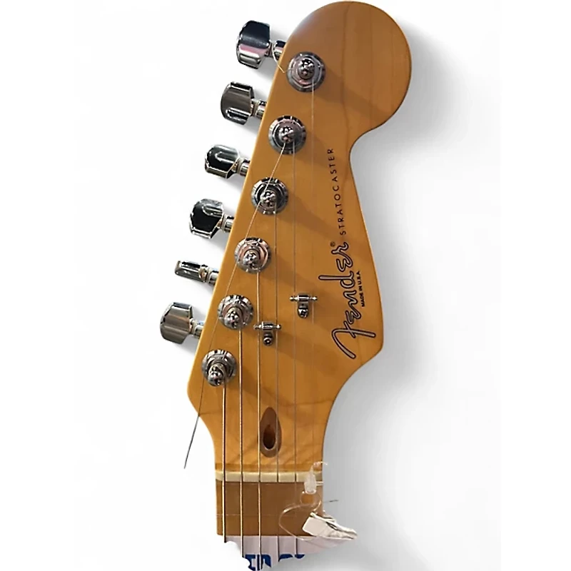 Used 1997 Fender American Standard Stratocaster Black Solid Body Electric Guitar