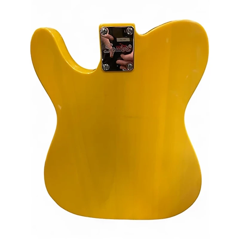 Used Squier Telecaster Blonde Solid Body Electric Guitar