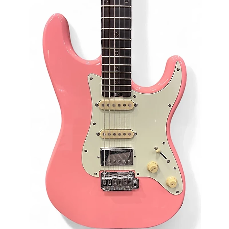 Used Schecter Guitar Research Nick Johnston Traditional Pink Solid Body Electric Guitar