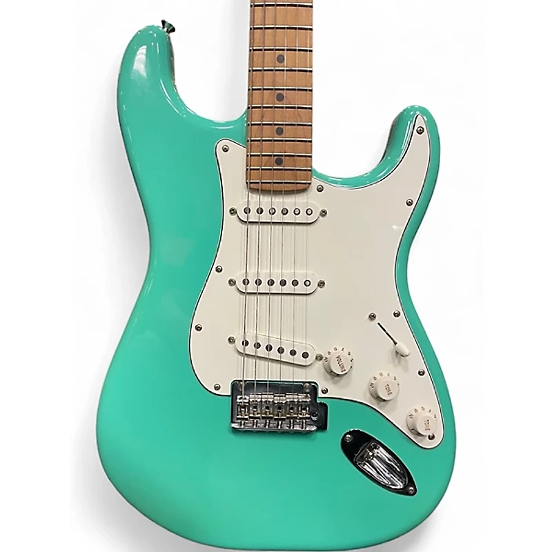 Used Fender Player Stratocaster Seafoam Green Solid Body Electric Guitar