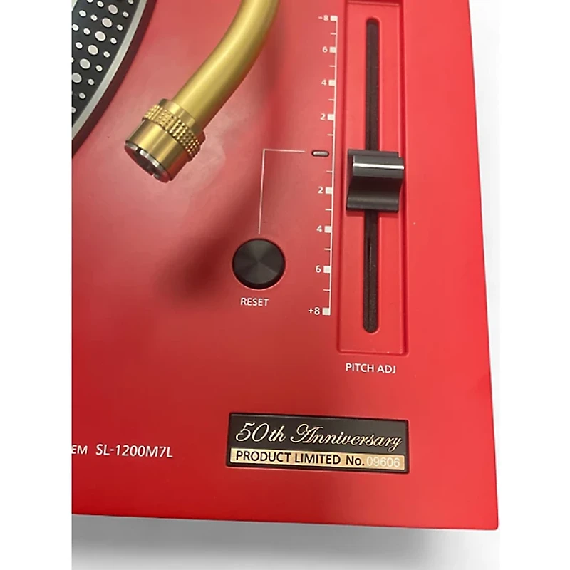 Used Technics SL-1200M7L-R 50TH ANNIVESARY Turntable