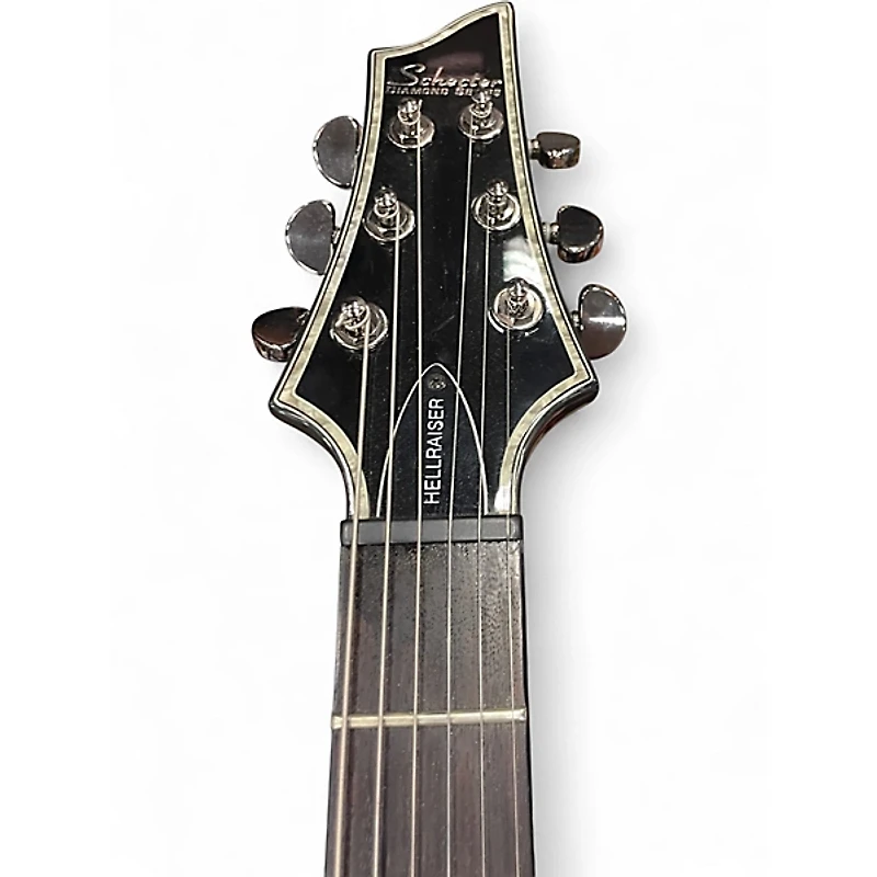 Used Schecter Guitar Research Hellraiser C1 Black Solid Body Electric Guitar
