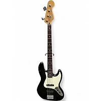 Used Fender Standard Jazz Bass Black Electric Bass Guitar