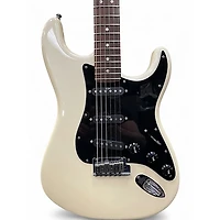 Used 2013 Fender American Deluxe Stratocaster Olympic Pearl Solid Body Electric Guitar