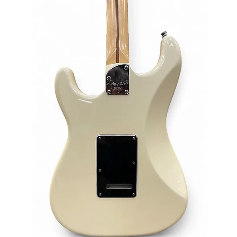 Used 2013 Fender American Deluxe Stratocaster Olympic Pearl Solid Body Electric Guitar