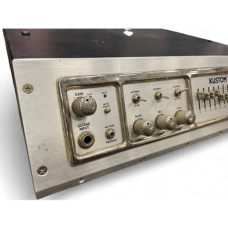 Used Kustom Groove Bass 1200 Bass Amp Head