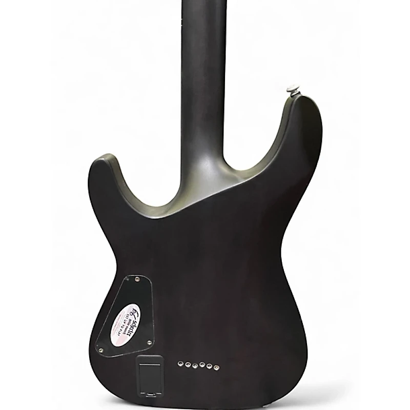 Used Schecter Guitar Research C1 Platinum Transparent White Satin Solid Body Electric Guitar