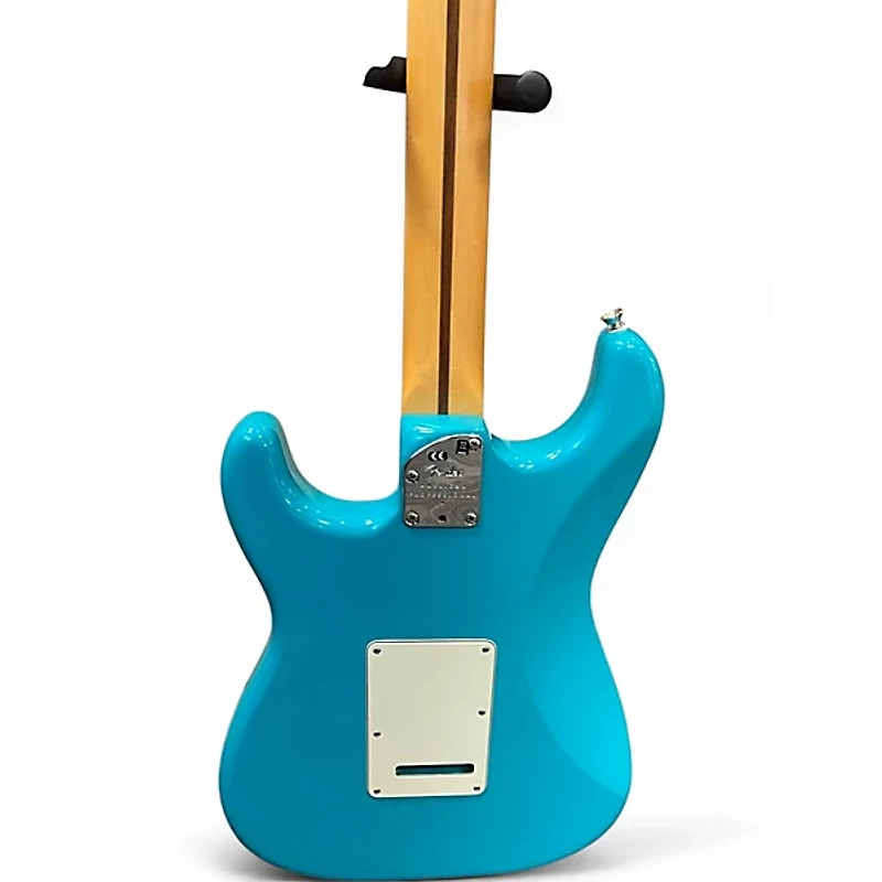 Used Fender American Professional II Stratocaster Miami Blue Solid Body Electric Guitar