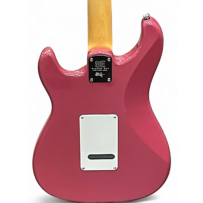 Used PRS SE Silver Sky magenta Solid Body Electric Guitar