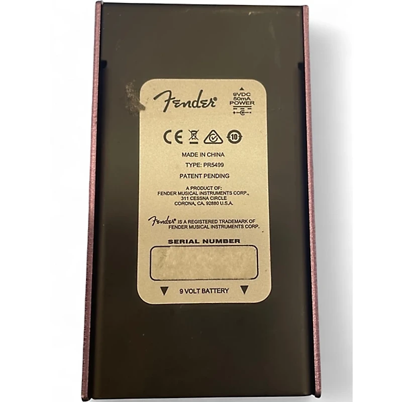 Used Fender THE PELT Effect Pedal