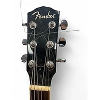 Used Fender CD140SCE Black Acoustic Electric Guitar