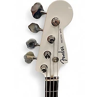Used Fender Aerodyne Precision Bass Bright White Electric Bass Guitar