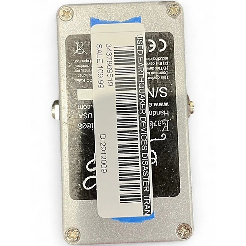 Used EarthQuaker Devices Disaster Transport JR Delay Effect Pedal