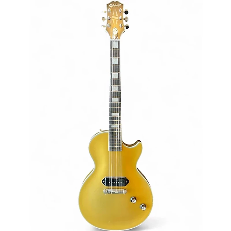 Used Epiphone Jared James Nichols "Blues Power" Les Paul Custom Gold Solid Body Electric Guitar
