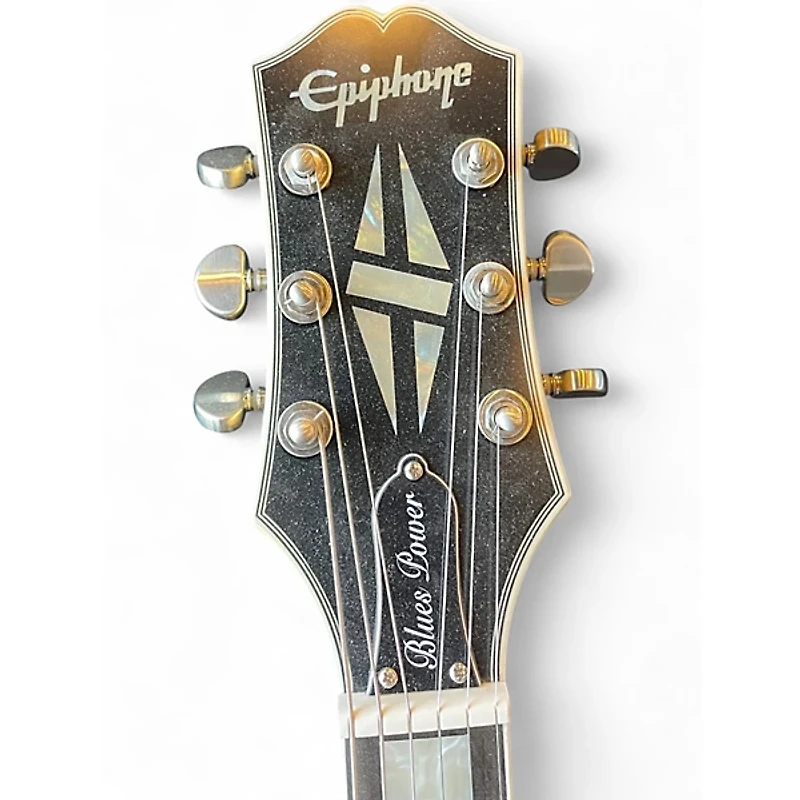 Used Epiphone Jared James Nichols "Blues Power" Les Paul Custom Gold Solid Body Electric Guitar