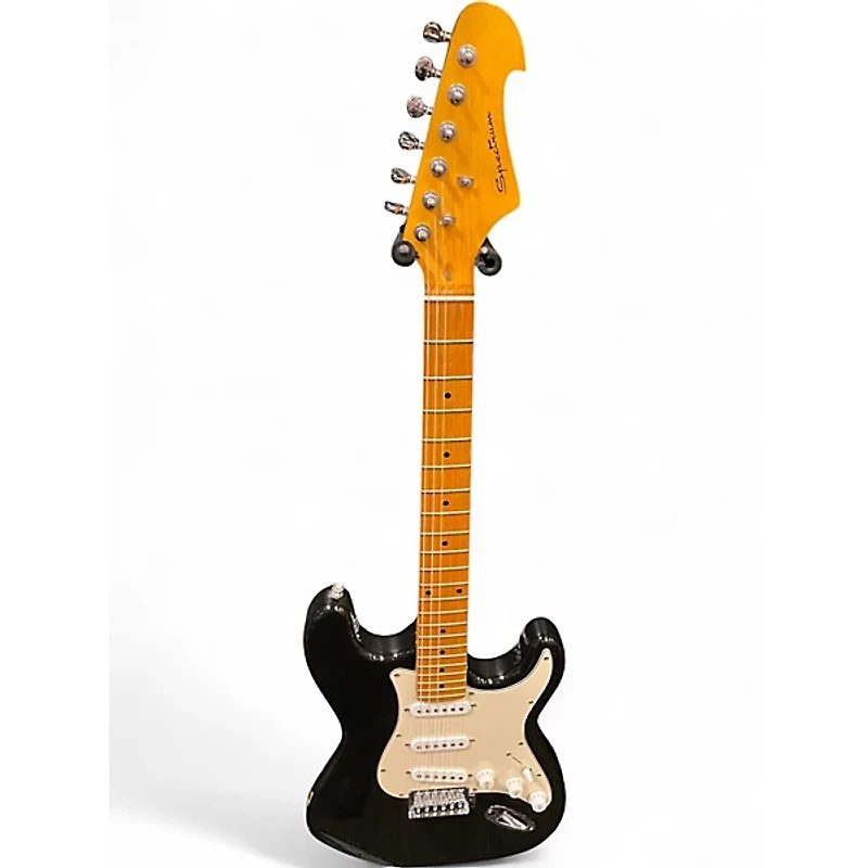 Used Spectrum S Style Black Solid Body Electric Guitar