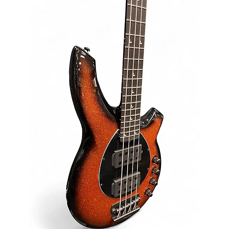 Used Ernie Ball Music Man Bongo 4 String Harvest Orange  Electric Bass Guitar