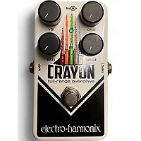 Used Electro-Harmonix Crayon Full Range Overdrive Effect Pedal