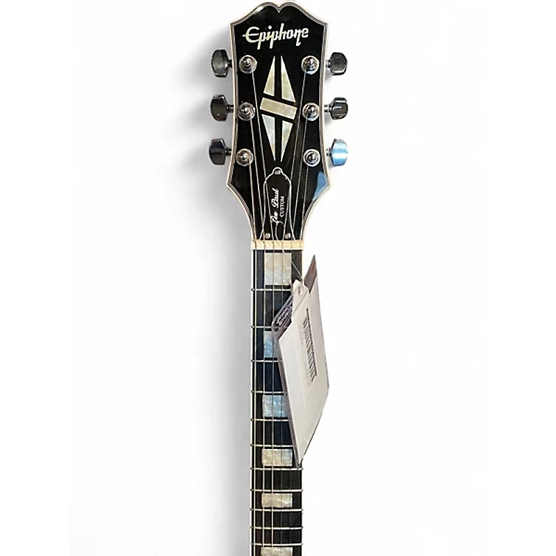 Used Epiphone Adam Jones Les Paul Custom Silverburst Solid Body Electric Guitar