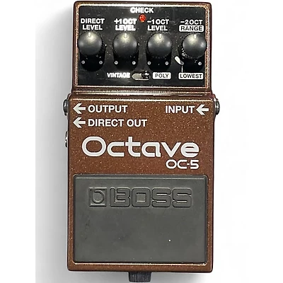Used BOSS OC5 OCTAVE Effect Pedal
