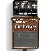 Used BOSS OC5 OCTAVE Effect Pedal