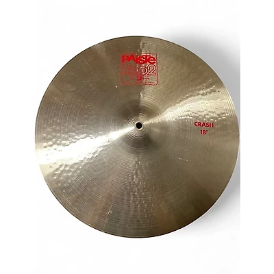 Used Paiste 18in 2002 Crash Cymbal