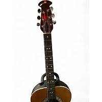 Used Ovation 1612-4 Natural Acoustic Electric Guitar