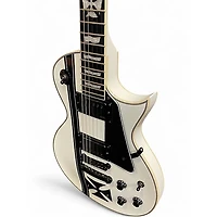 Used ESP LTD James Hetfield Signature Iron Cross WHITE Solid Body Electric Guitar