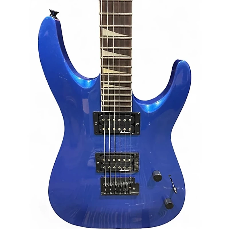 Used Jackson JS22 Dinky Metallic Blue Solid Body Electric Guitar